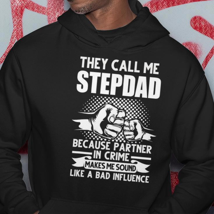 Mens They Call Me Stepdad Stepfather Fathers Day Hoodie Unique Gifts