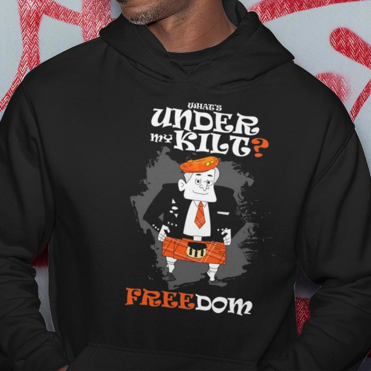 Mens Whats Under My Kilt Freedom Funny Hoodie Unique Gifts