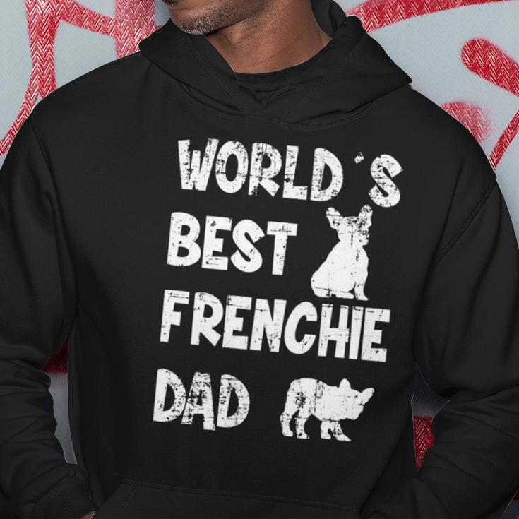 Mens Worlds Best Frenchie Dad French Bulldog Dog Lover Hoodie Unique Gifts