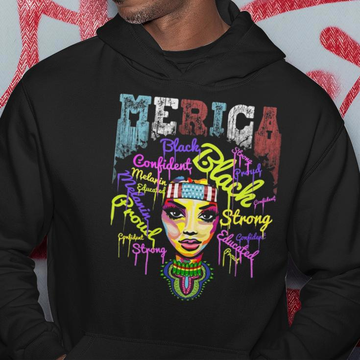 Merica African American Flag Bandana - 4Th Of July Queen Hoodie Unique Gifts