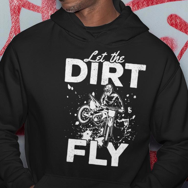 Motorcycle Let The Dirt Fly Dirtbike 494 Shirt Hoodie Funny Gifts