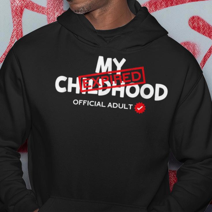 My Childhood Expired Official Adult Funny Birthday 189 Trending Shirt Hoodie Funny Gifts