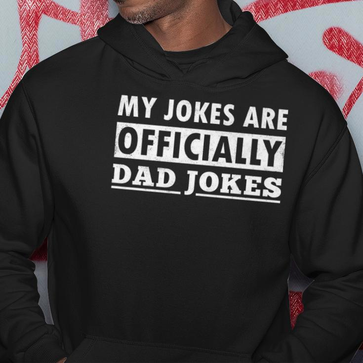 My Jokes Are Officially Dad Jokes Fathers Day Gift Hoodie Unique Gifts