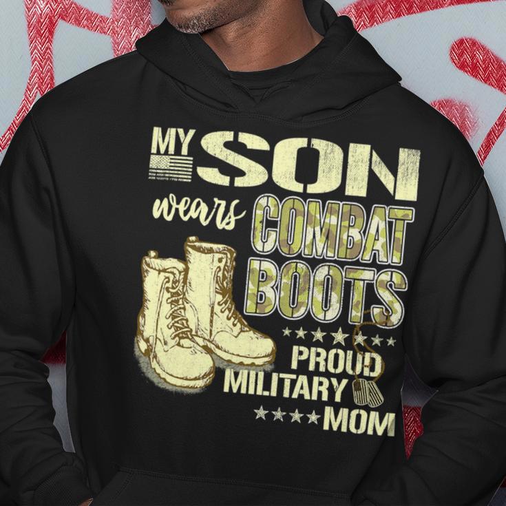 My Son Wears Combat Boots Proud 691 Shirt Hoodie Funny Gifts