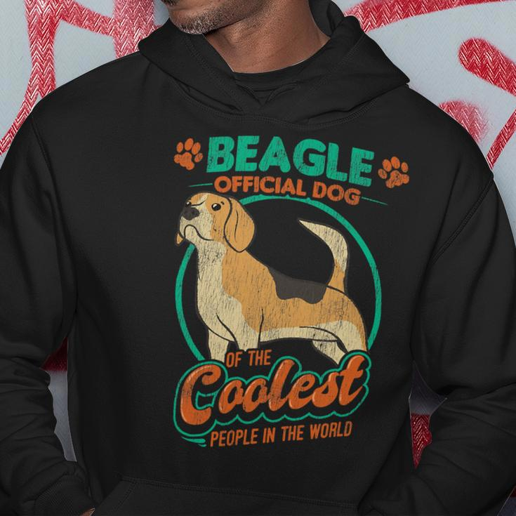Official Dog Of The Coolest People In The World Funny 58 Beagle Dog Hoodie Funny Gifts