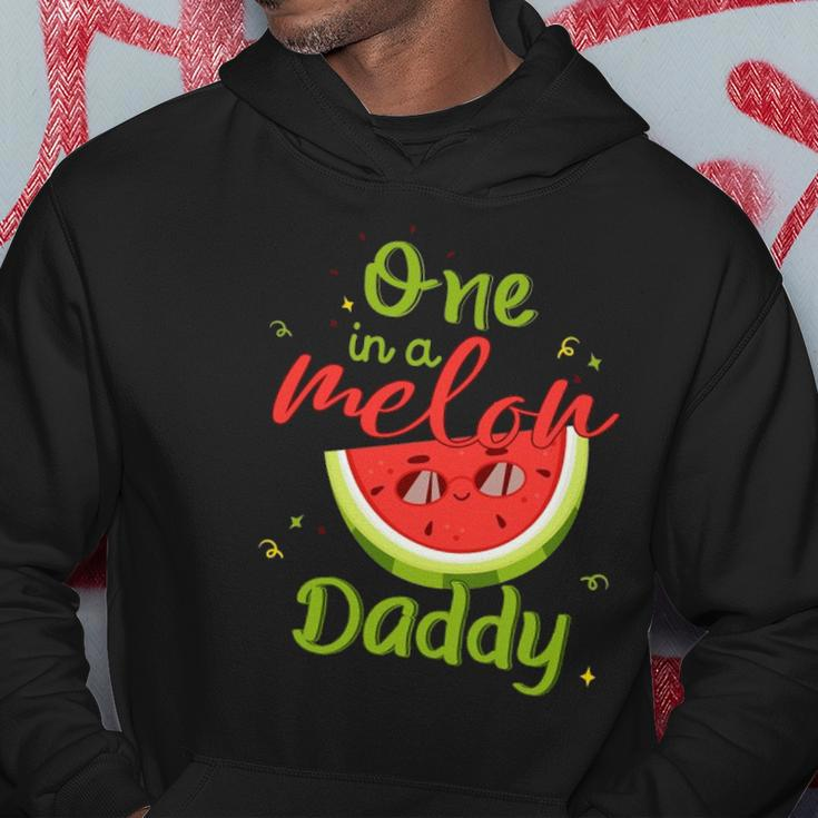 One In A Melon Daddy Watermelon Funny Family Matching Men Hoodie Unique Gifts