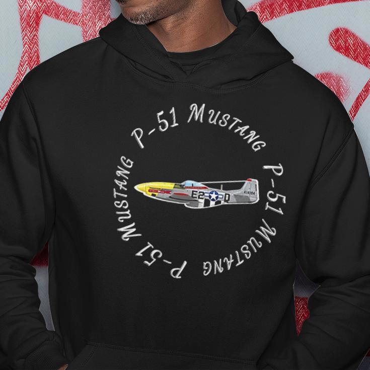 P 51 Mustang Tshir Military Aircraft Hoodie Unique Gifts