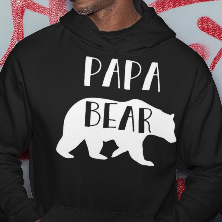 Papa Grandpa Gift Papa Bear Hoodie Funny Gifts