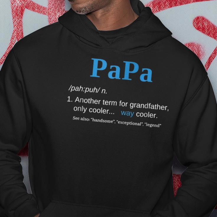 Papa Like A Grandfather Only Cooler Definition Gift Classic Hoodie Unique Gifts