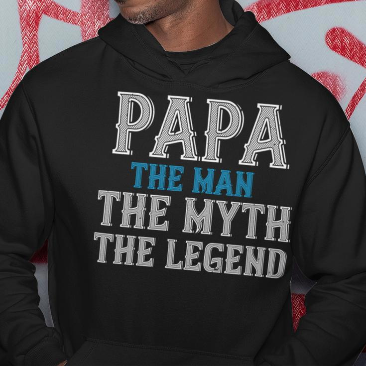 Papa The Man The Myth The Legend Fathers Day Gift Hoodie Unique Gifts