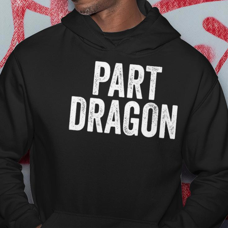 Part Dragon Dragonkin Otherkin Funny Dragon Kin Hoodie Unique Gifts