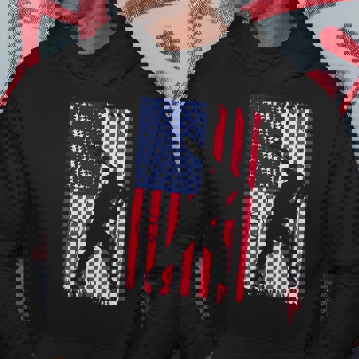 Patriotic Us Baseball American Flag Apparel Hoodie Unique Gifts