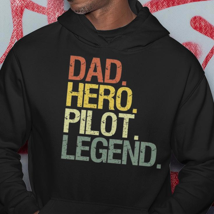 Pilot Dad Hero Pilot Legend Hoodie Unique Gifts