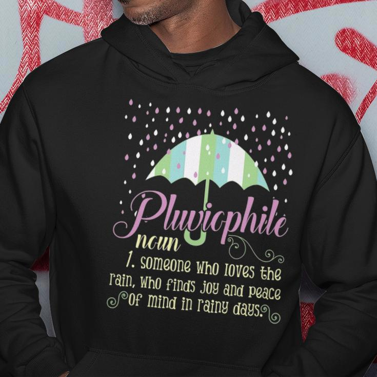 Pluviophile Definition Rainy Days And Rain Lover Hoodie Unique Gifts