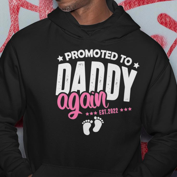 Promoted Daddy Again 2022 Its A Girl Baby Announcement Hoodie Unique Gifts