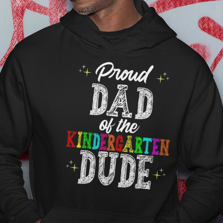 Proud Dad Of The Kindergarten Dude First Day Of School Set Hoodie Unique Gifts