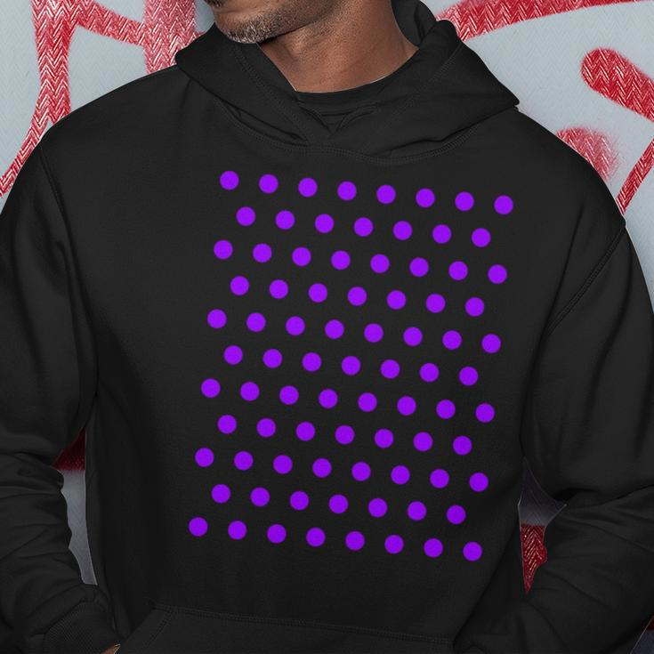 Purple And White Polka Dots Hoodie Unique Gifts