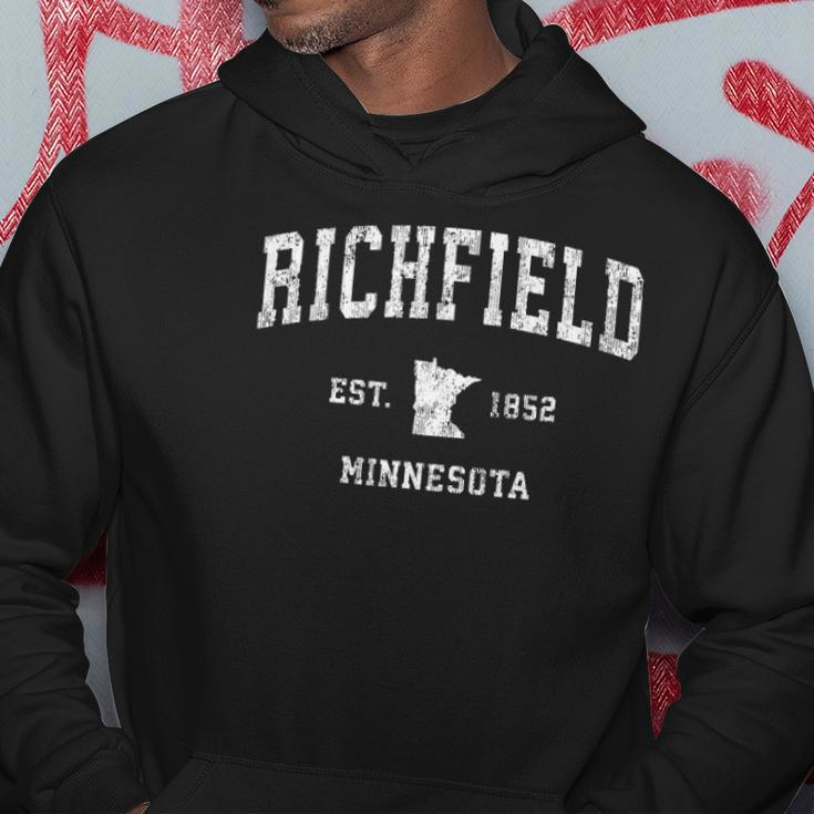 Richfield Minnesota Mn Vintage Athletic Sports Design Hoodie Unique Gifts