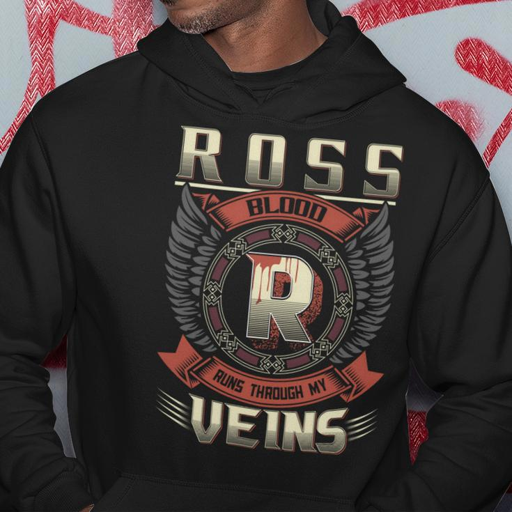 Ross Blood Run Through My Veins Name V2 Hoodie Funny Gifts
