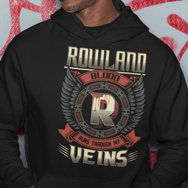 Rowland Blood Run Through My Veins Name V6 Hoodie Funny Gifts