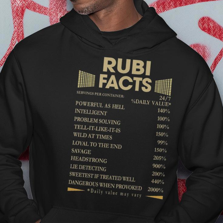 Rubi Name Gift Rubi Facts Hoodie Funny Gifts