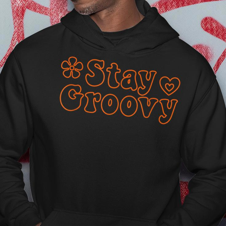 Stay Groovy Hippie Retro Style V3 Hoodie Funny Gifts