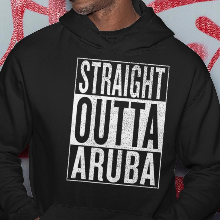 Straight Outta Aruba Great Travel & Gift Idea Hoodie Unique Gifts
