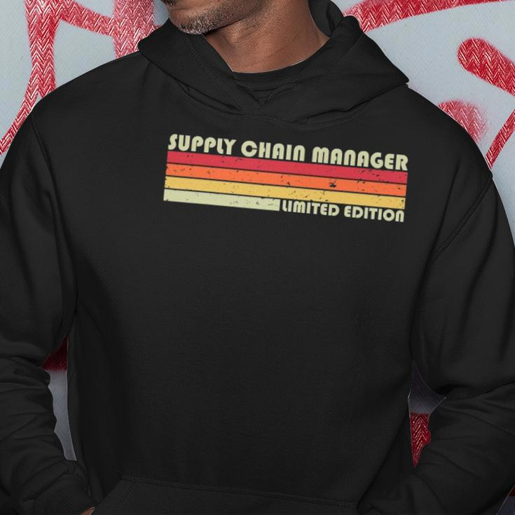 Supply Chain Manager Funny Job Title Birthday Worker Idea Hoodie Unique Gifts