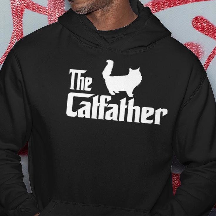 The Catfather Persian Cat Lover Funny Father Cat Dad Hoodie Unique Gifts
