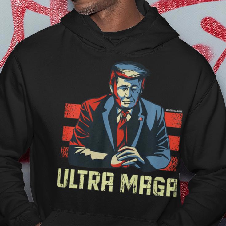 The Great Maga King Trump Ultra Proud Ultramaga Hoodie Funny Gifts