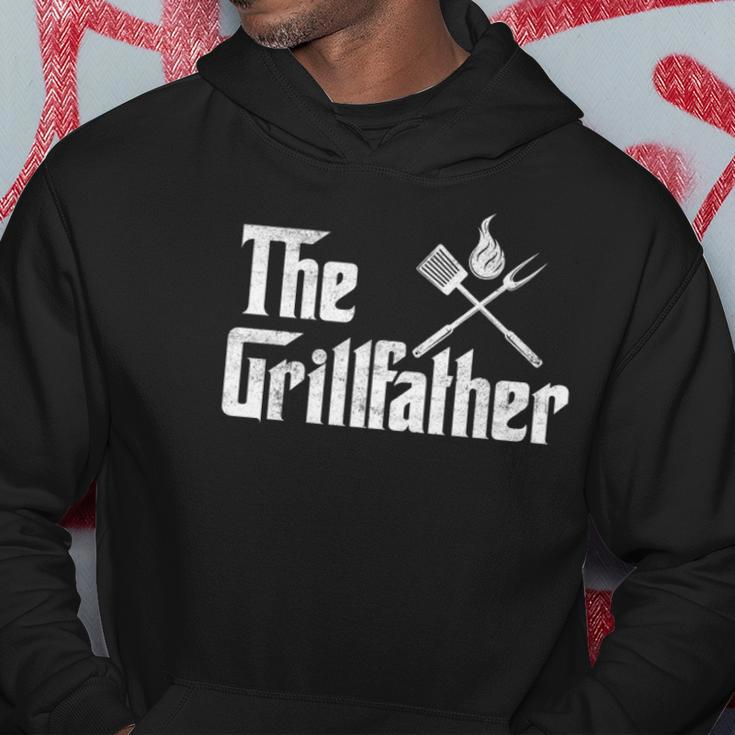 The Grillfather Funny Dad Bbq Hoodie Unique Gifts