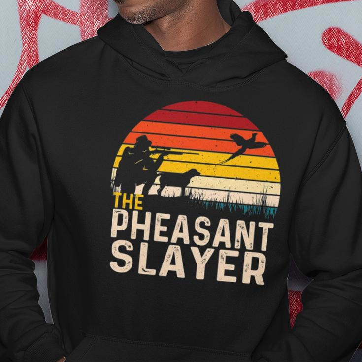 The Pheasant Slayer Pheasant Hunting Bird Hunter Hoodie Unique Gifts