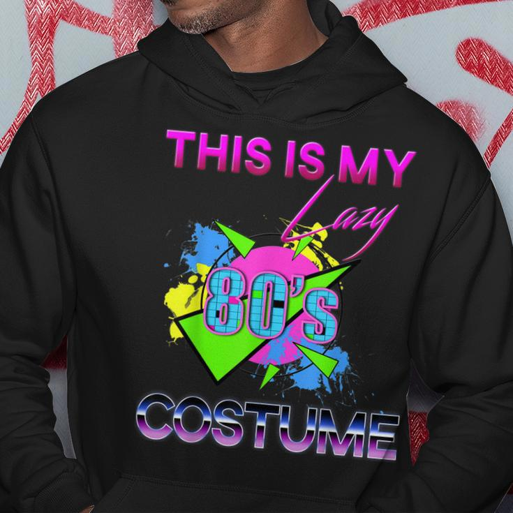 This Is My Lazy 80S Costume Rad Eighties Halloween Costume Hoodie Funny Gifts