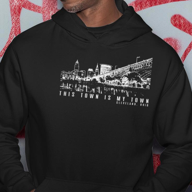 This Town Is My Town Cleveland Skyline Hoodie Unique Gifts