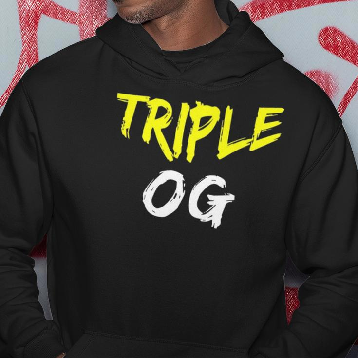 Triple Og Popular Hip Hop Urban Quote Original Gangster Hoodie Unique Gifts