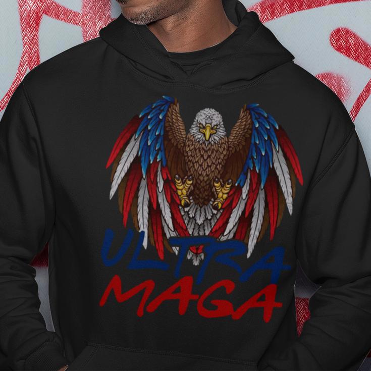 Ultra Maga Eagle Make America Great Aga Hoodie Funny Gifts