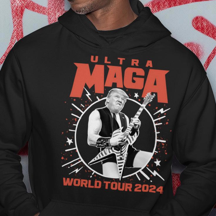 Ultra Maga Trump 2024 Tshirt Heavy Metal World Tour Hoodie Funny Gifts