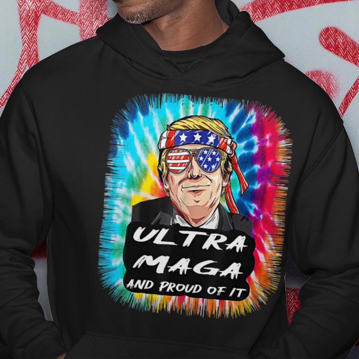 Ultra Maga Trump America Fun Tie Dye Hoodie Funny Gifts