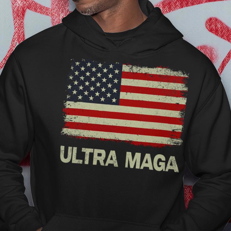 Ultra Maga United State Flag Hoodie Funny Gifts