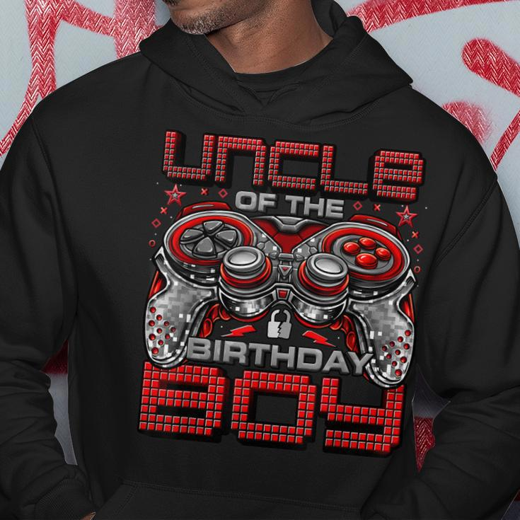 Uncle Of The Birthday Boy Video Gamer Birthday Party Family Hoodie Funny Gifts