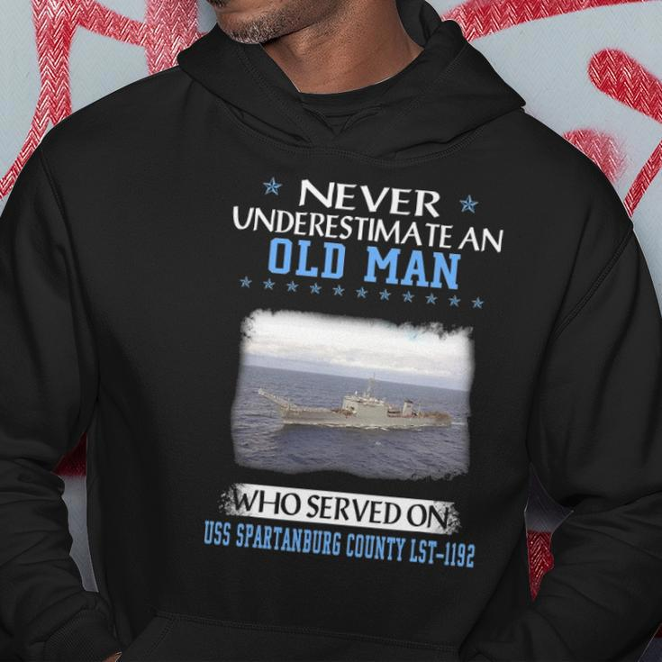 Uss Spartanburg County Lst-1192 Veterans Day Father Day Gift Hoodie Unique Gifts