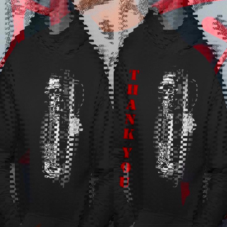 Veteran 365 Thank You Veteran Memory Us American Flag Hoodie Unique Gifts