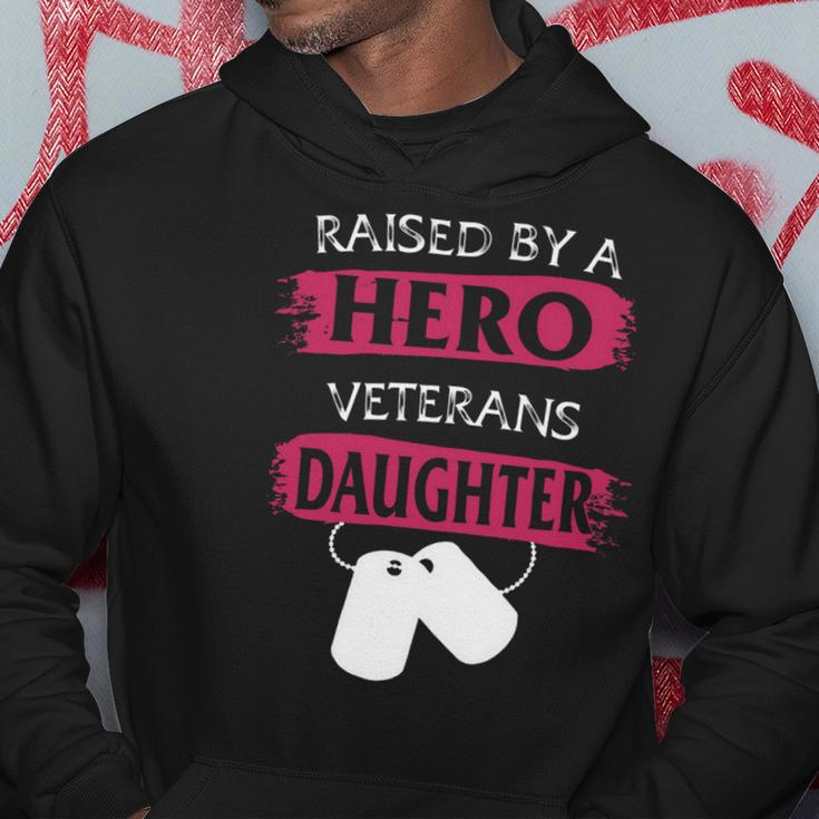 Veteran Veterans Day Raised By A Hero Veterans Daughter For Women Proud Child Of Usa Army Militar 3 Navy Soldier Army Military Hoodie Unique Gifts