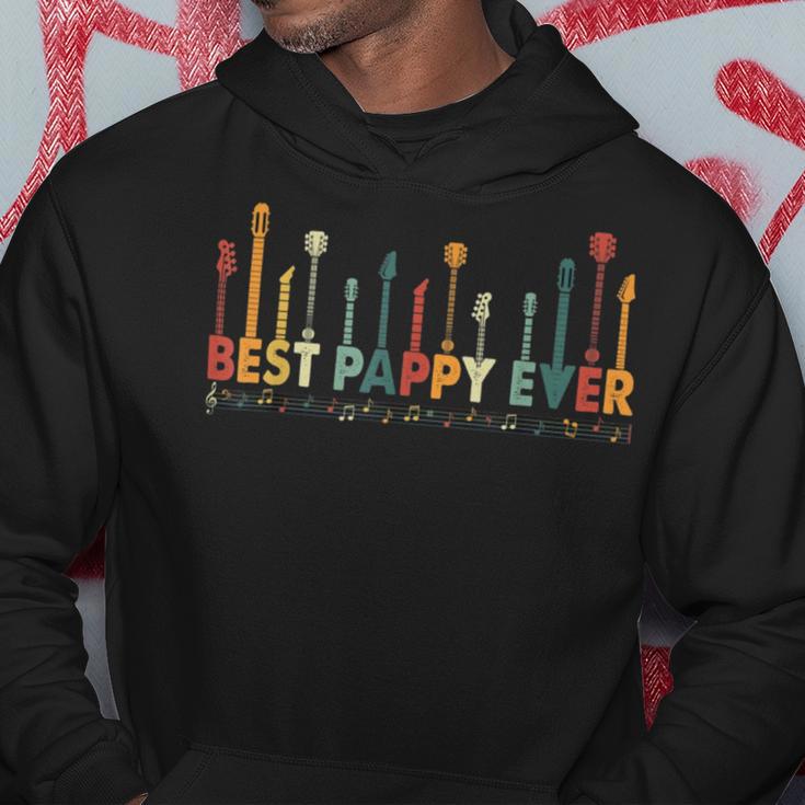 Vintage Best Pappy Ever Daddy Guitar Fathers Day Retro 303 Trending Shirt Hoodie Funny Gifts