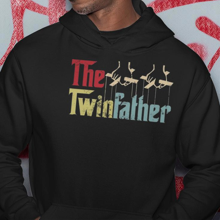 Vintage The Twinfather Happy Fathers Day Proud Dad Of Twins Hoodie Unique Gifts