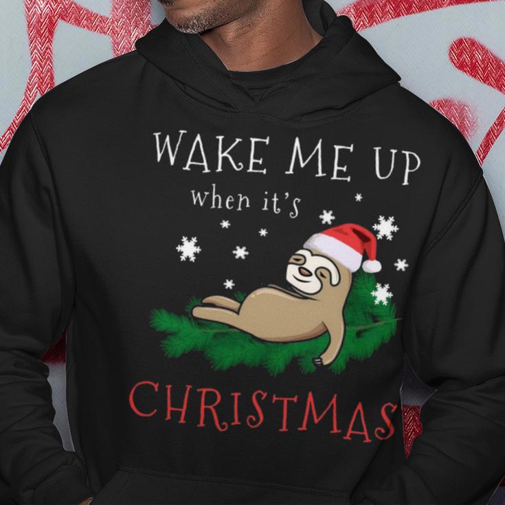 Wake Me Up When Its Christmas 820 Shirt Hoodie Funny Gifts