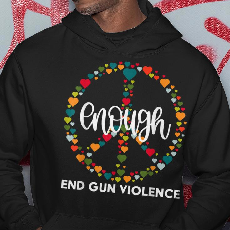 Wear Orange Peace Sign Enough End Gun Violence Hoodie Unique Gifts