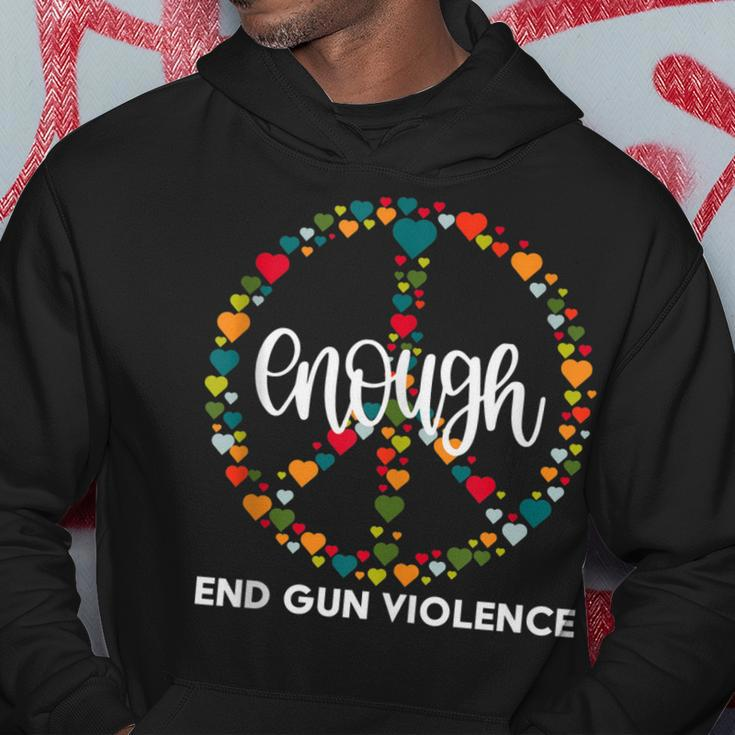 Wear Orange Peace Sign Enough End Gun Violence V2 Hoodie Unique Gifts