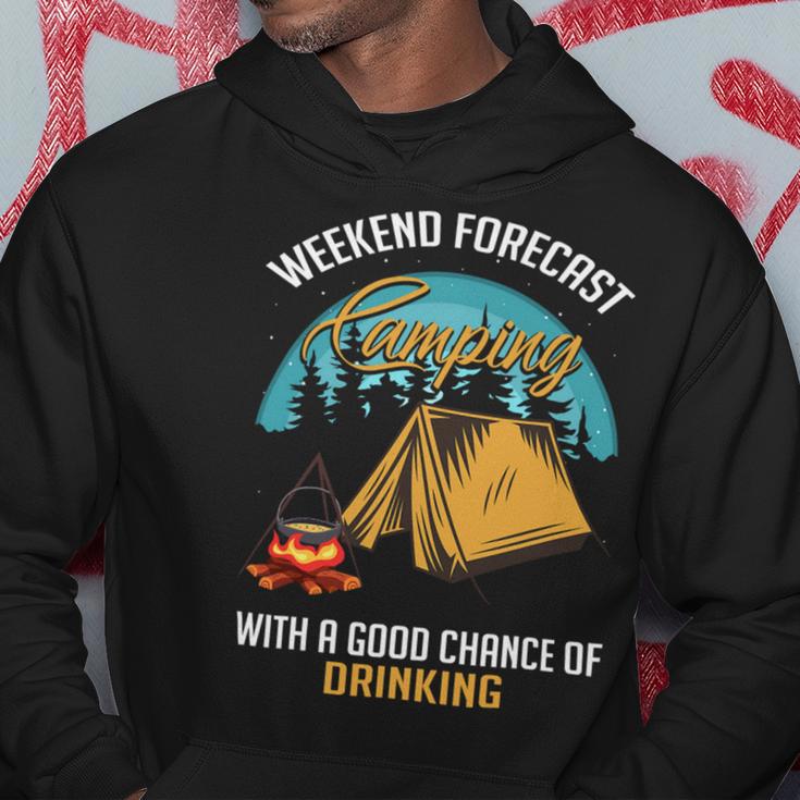 Weekend Forecast Camping With A Good 15 Shirt Hoodie Funny Gifts