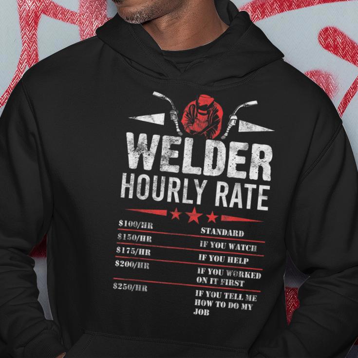 Welder Hourly Rate Humerus Welding Labor Hoodie - Thegiftio